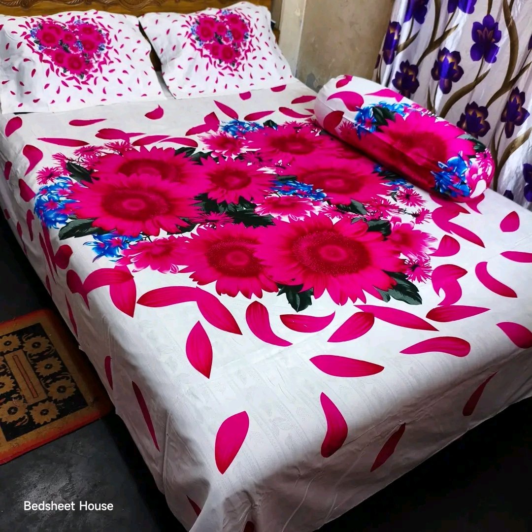 ১০০% সুতি কাপরের বেডশিট
