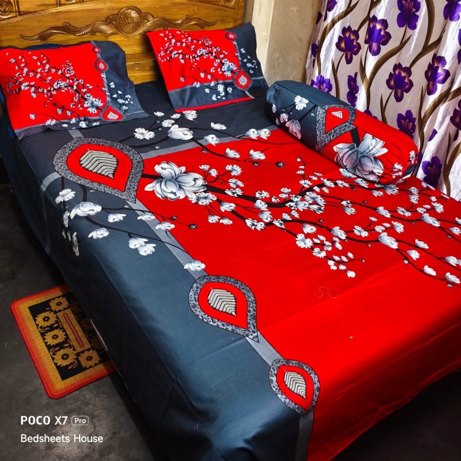 ১০০% সুতি কাপরের বেডশিট