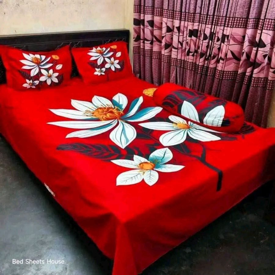 ১০০% সুতি কাপরের বেডশিট