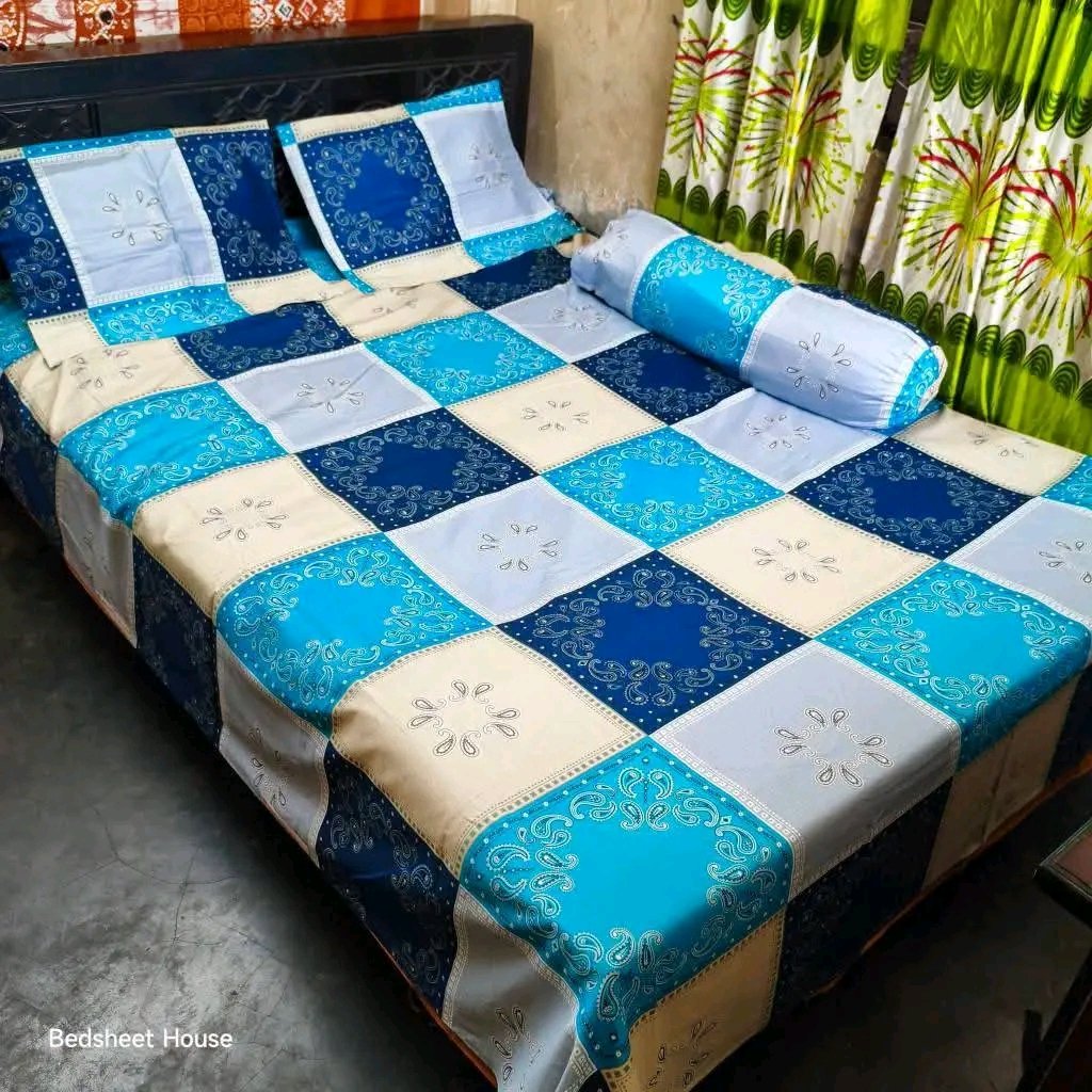 ১০০% সুতি কাপরের বেডশিট