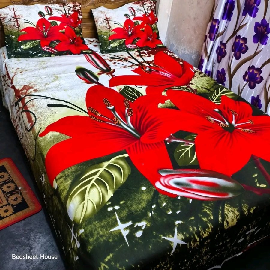 ১০০% সুতি কাপরের বেডশিট