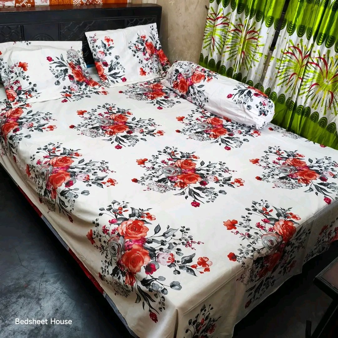 ১০০% সুতি কাপরের বেডশিট